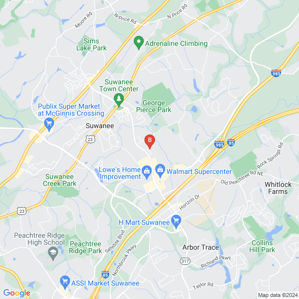 Restorative Results Therapy location map: 3461 Lawrenceville Suwanee Rd, Suwanee, GA